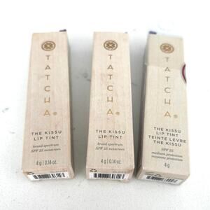 New Tatcha the Kissu lip tinted spf 25 lip sunscreen 1/$28 - 3/$75 plum blossom